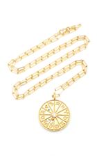 Moda Operandi Heritage Jewelry 18k Yellow Gold Medium Zodiac Necklace