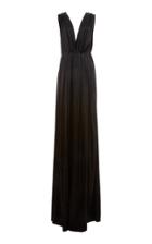 Marina Moscone Long Knotted Dress