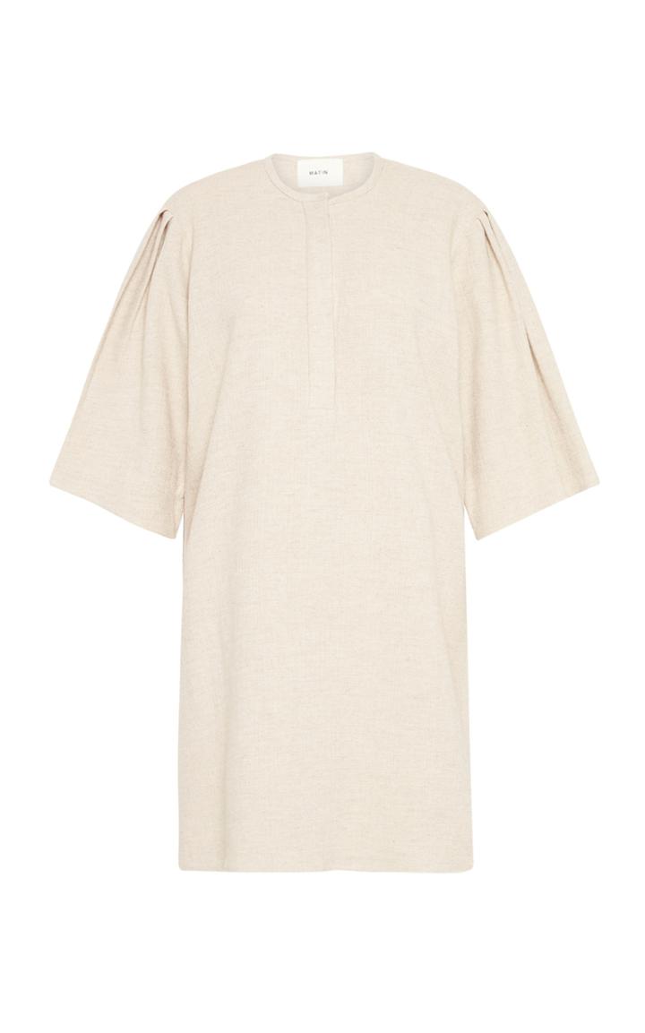 Moda Operandi Matin Puff-sleeve Mini Shirt Dress