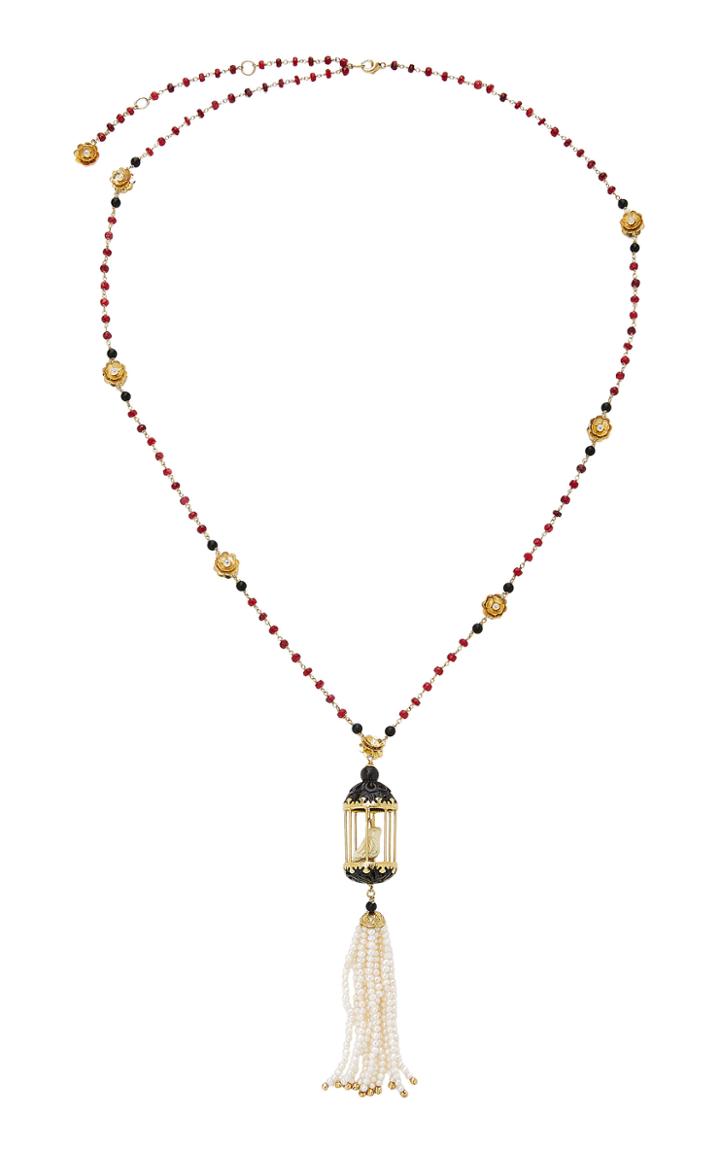 Of Rare Origin Aviary Tassel Necklace