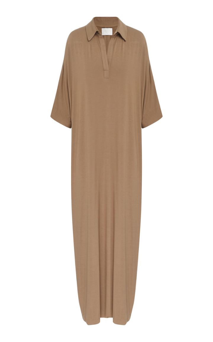 Moda Operandi Harris Tapper Gallery Jersey Maxi Shirt Dress