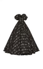 Christian Siriano Ruffled Off-the-shoulder Organza Jacquard Gown