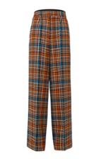 Dorothee Schumacher Charismatic Check Oversized Wool Blend Pants