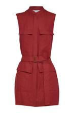 Bondi Born Belted Linen Mini Dress
