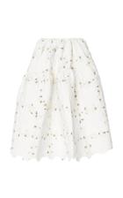 Cecilie Bahnsen Rosie A-line Cotton Ball Skirt
