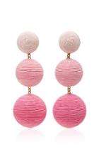Rebecca De Ravenel Exclusive Ombre Three Drop Clip Earrings