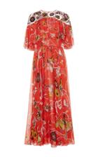 Emilio Pucci Embroidered Long Dress