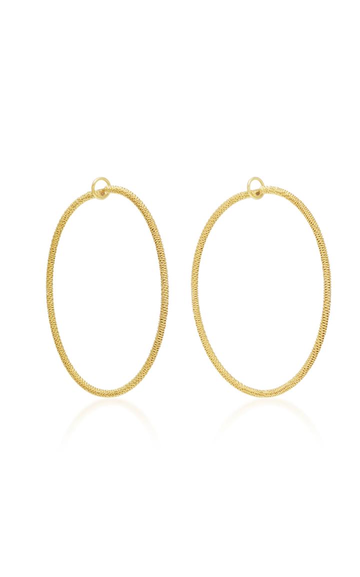 Montse Esteve 18k Gold Hoop Earrings
