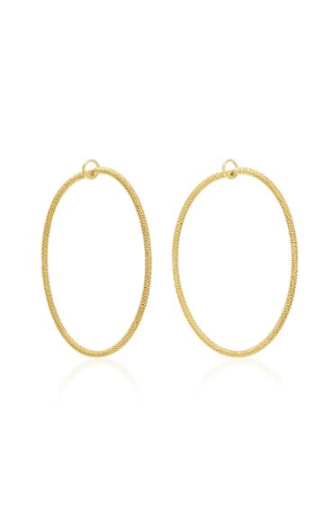 Montse Esteve 18k Gold Hoop Earrings