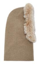 Eugenia Kim Paulina Fur-trimmed Cashmere Hood