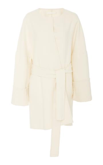 Marisa Witkin Double Face Collarless Coat