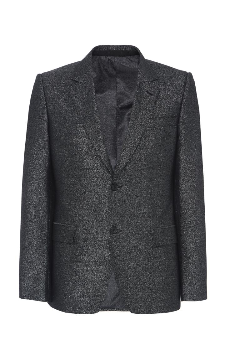 Alexander Mcqueen Metallic Lurex Blazer