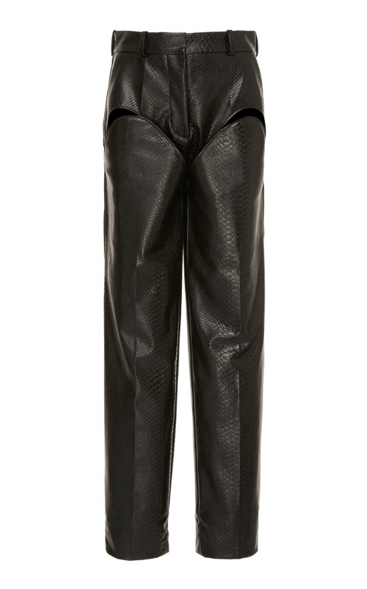 Moda Operandi Y/project Cut Out Mid-rise Straight-leg Pants Size: 34