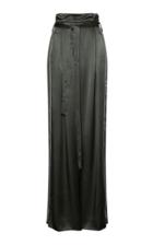 Moda Operandi Jonathan Simkhai Arlet Pleated Silk Charmeuse Wide-leg Pants