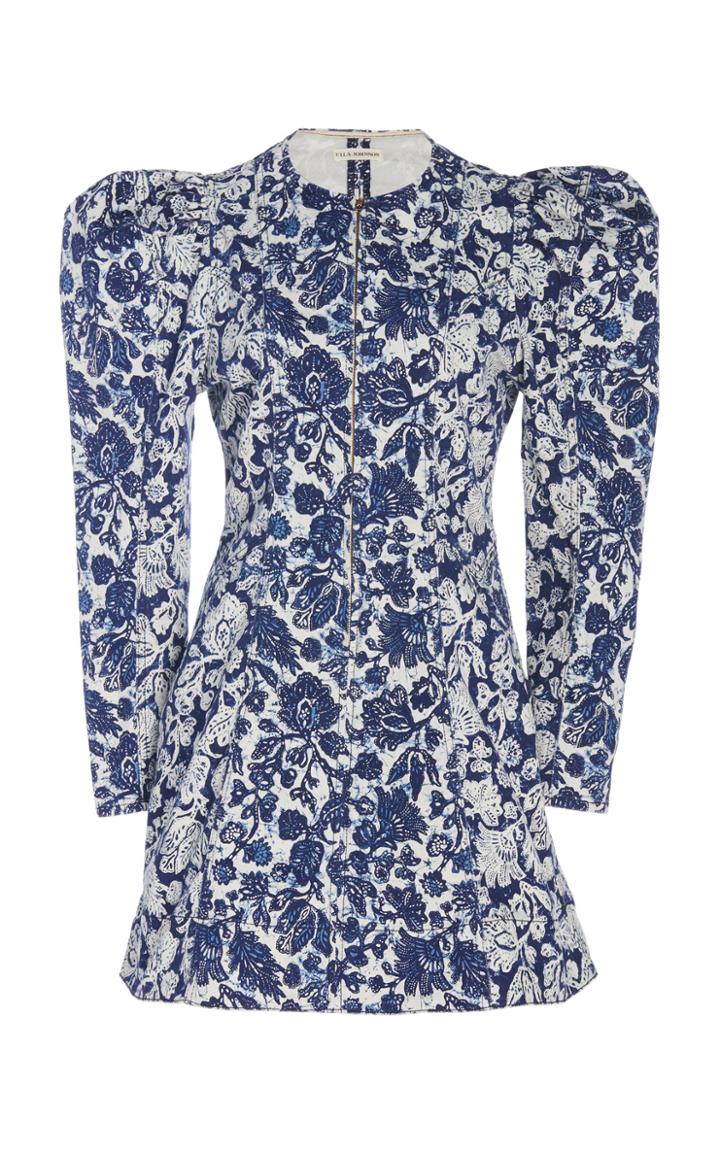 Ulla Johnson Wren Stretch Denim Dress