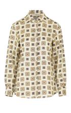 Moda Operandi Giuliva Heritage Collection The Elvira Printed Cotton-blend Top