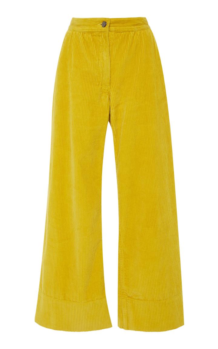 Rachel Comey Clean Bishop Wide Leg Corduroy Pants