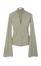 Caroline Constas Helena Flare Sleeve Blouse