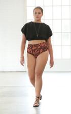 Matteau Swim Cropped Cocoon Linen Blouse