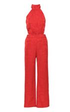 Moda Operandi Johanna Ortiz Impressionist Satin Halter Jumpsuit