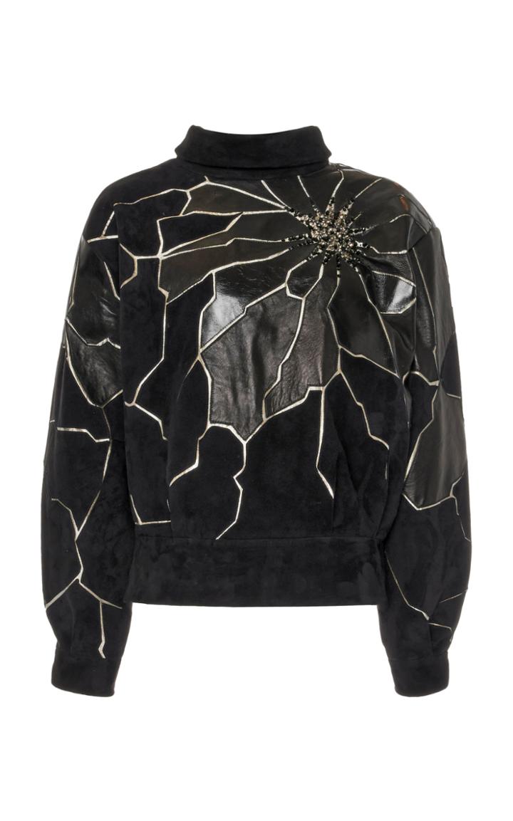 Moda Operandi Isabel Marant Melrose Printed Vegan Leather Top