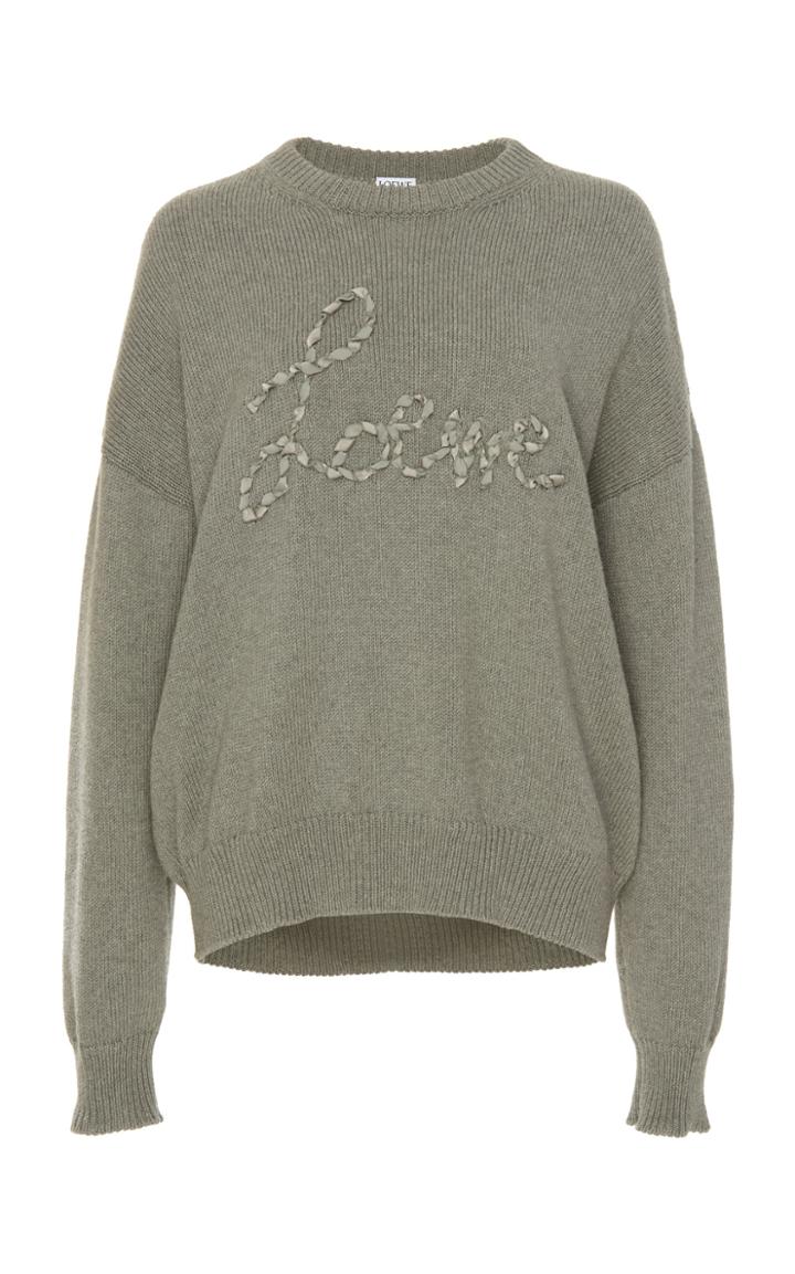 Loewe Embroidered Cotton Sweatshirt