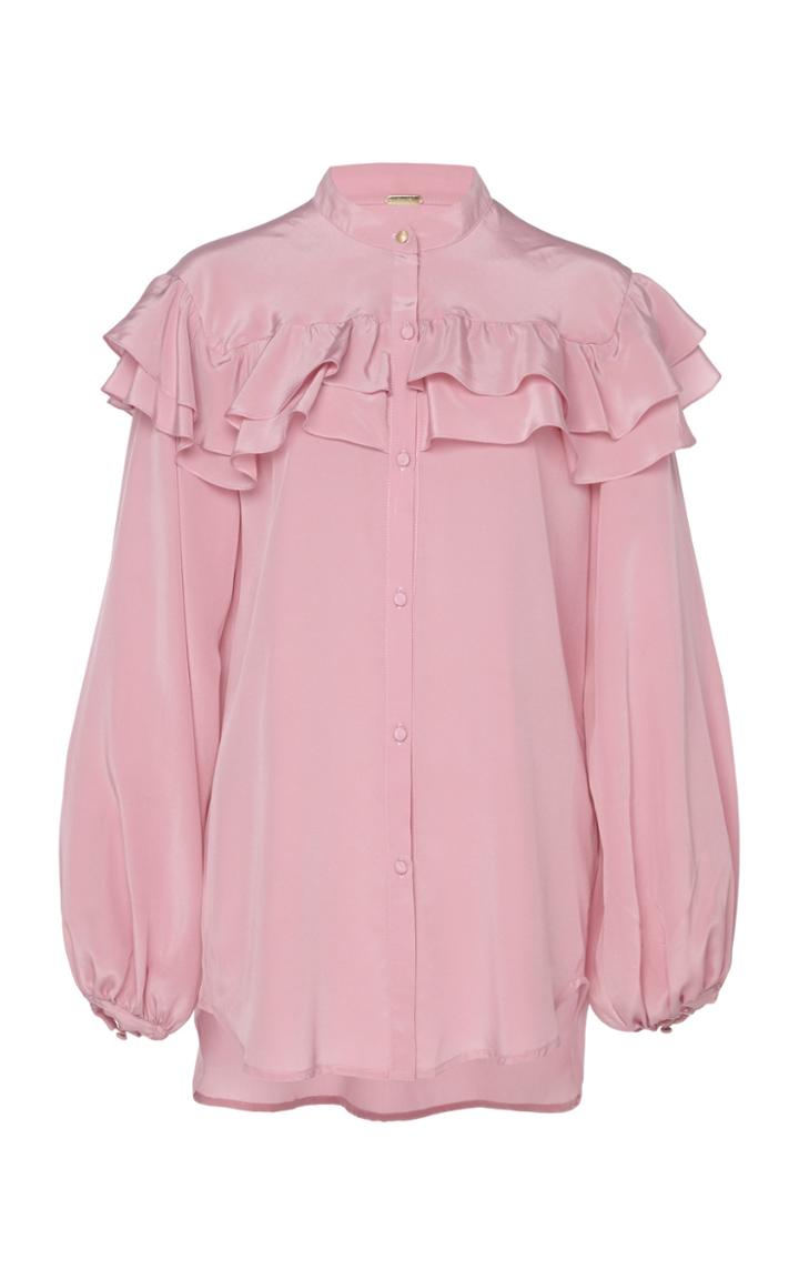 Johanna Ortiz This Is Goya Ruffled Silk Top
