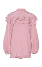 Johanna Ortiz This Is Goya Ruffled Silk Top
