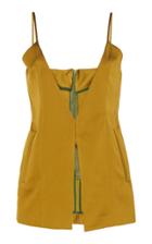 Moda Operandi Richard Malone V-neck Silk-blend Top Size: Xs