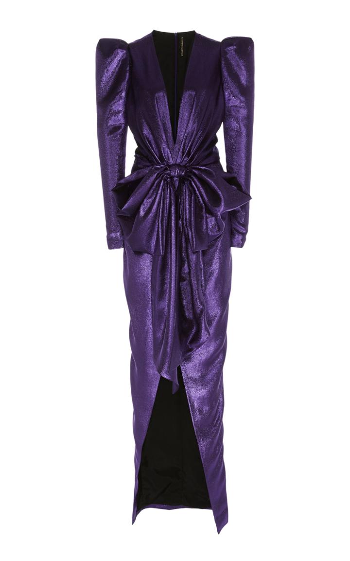 Alexandre Vauthier Puff Shoulder Gown