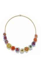 Moda Operandi Irene Neuwirth One Of A Kind Tropical Flower Necklace Set With Multipl