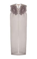 Ruban Decorated Organza Shift Dress