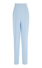 Emilia Wickstead Gus High-waisted Cotton Seersucker Trousers