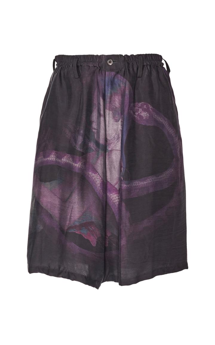 Yohji Yamamoto Snake Woman Shorts