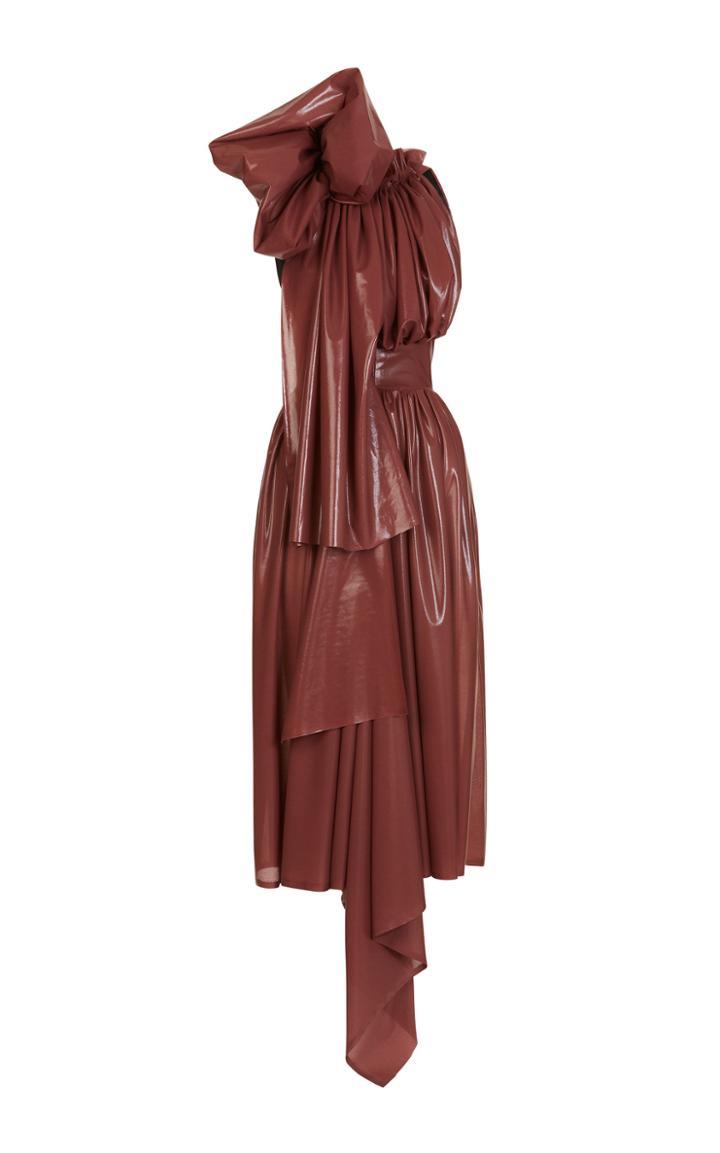 Maticevski Odallam Vinyl Sleeveless Dress