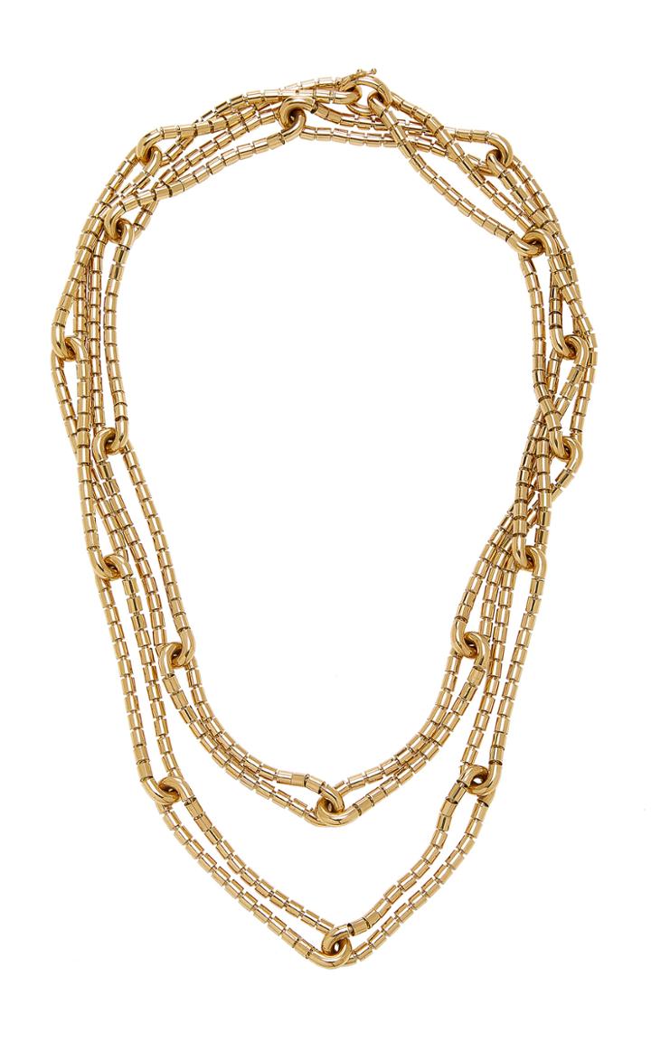 Sidney Garber Golden Links Necklace
