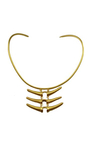 Moda Operandi Cano Quimbaya 24k Gold-plated Choker