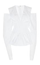 Maison Rabih Kayrouz Poplin Top