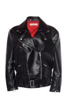 Philosophy Di Lorenzo Serafini Oversized Vegan Patent Leather Biker Jacket