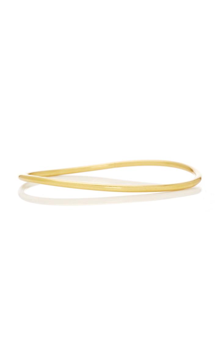 Marie-hlne De Taillac Small Oval Bangle With Fastening