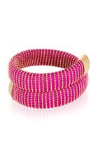 Carolina Bucci Magenta Caro Gold-plated Bracelet