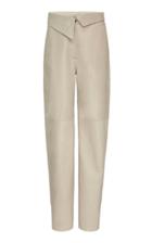 Moda Operandi Victoria Beckham High-waisted Tapered Leather Pants Size: 4