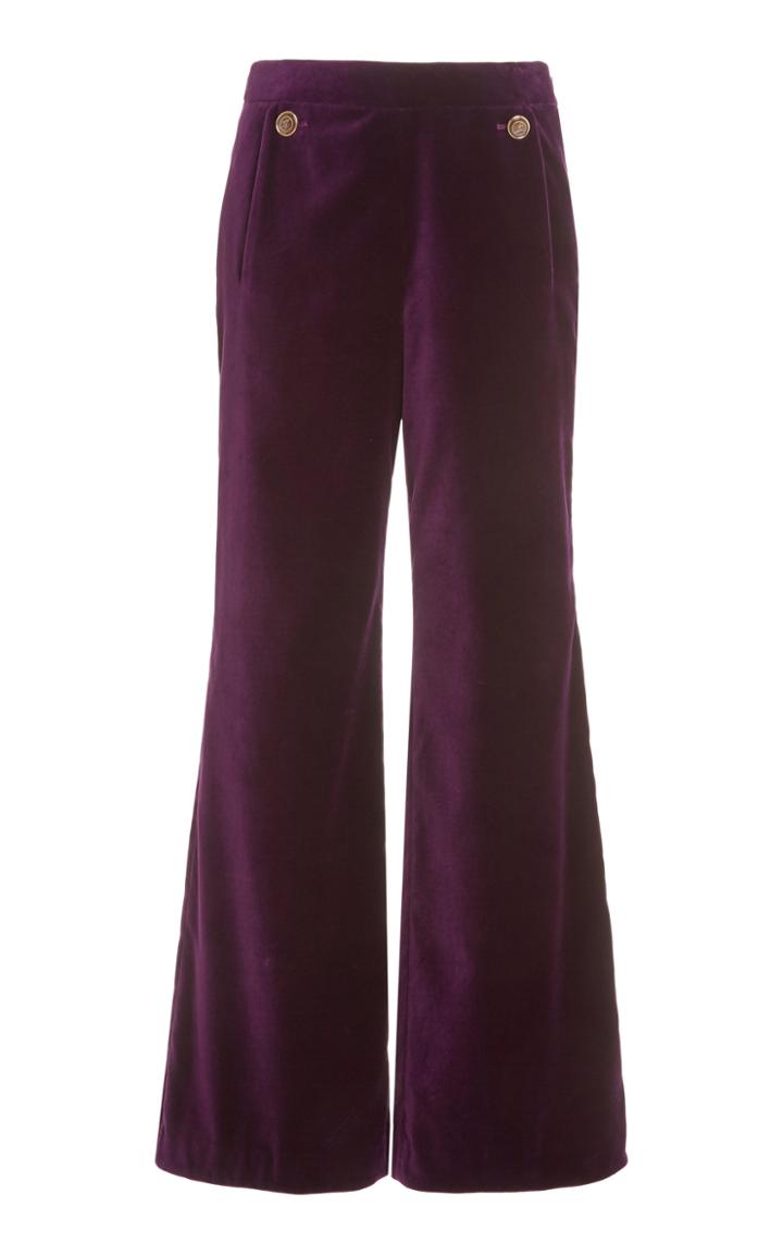 Moda Operandi Temperley London Clove Velvet Trousers