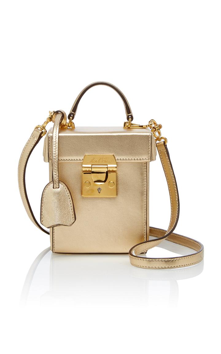 Mark Cross Mini Grace Metallic Leather Bag