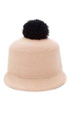 Eugenia Kim Loulou Pompom-embellished Woven Hat