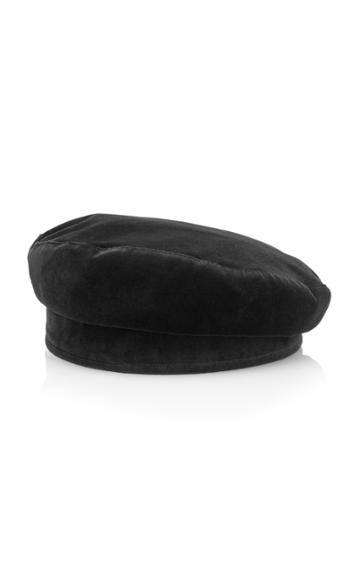 Janessa Leone Ivette Velvet Cap