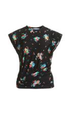 Moda Operandi Paco Rabanne Floral-print Short Sleeve Jersey Top