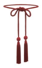 Oscar De La Renta Silk Rope Tassel Belt