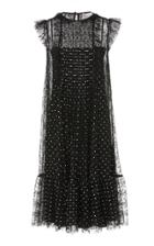 Red Valentino Glitter Dot Lace Dress