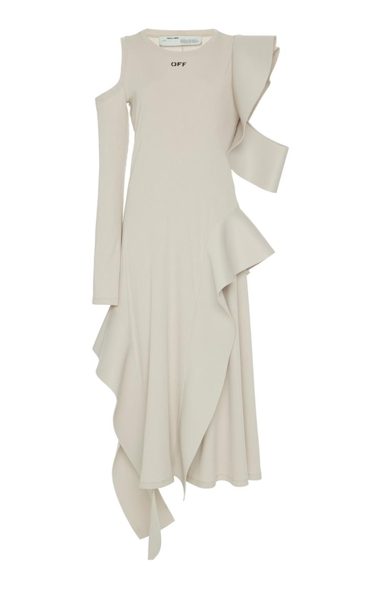 Off-white C/o Virgil Abloh Deconstructed Off Logo Gown